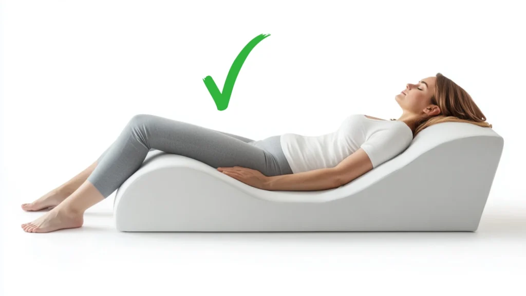 Best Sleeping Position for Peripheral Artery Disease - Back Sleeping with Slight Elevation