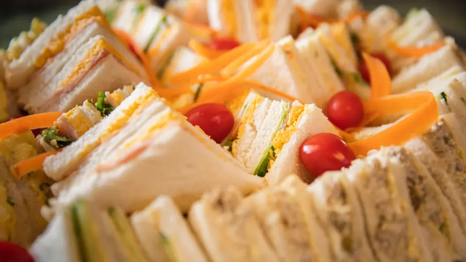 Plate of Sandwiches